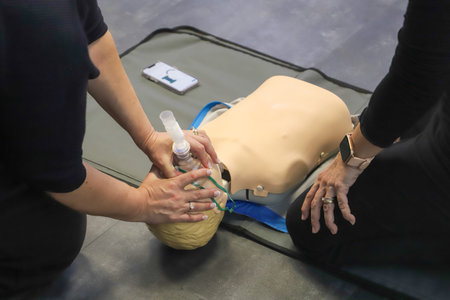 BLSD Defibrillator use course. first aid course - company safety - cardiac massage - Basic Life...