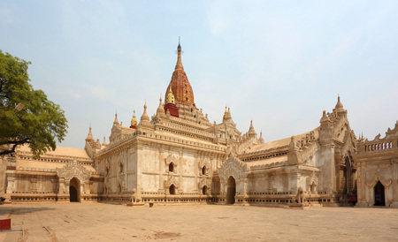 Ananda Phaya Temple in Bagan, Myanmar (Burma)の写真素材