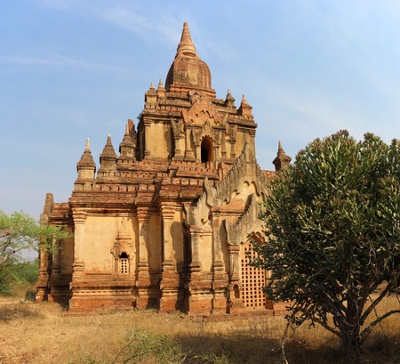 Unknown Temple in Bagan, Myanmarの写真素材