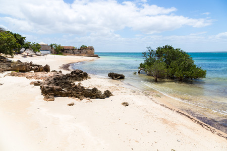 Mozambique island, Indian Ocean coast, Mo?ambique. Mozambique Channel, Mossuril Bay, Nampula. Portuguese Africaの写真素材