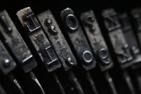 Beautiful picture of writing machine keyboard macro effect