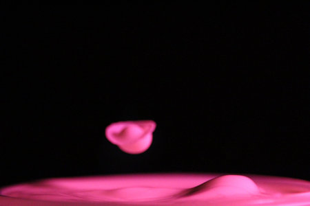 Color Liquid Droplets splashing fluids incredible beautiful abstract Oddities