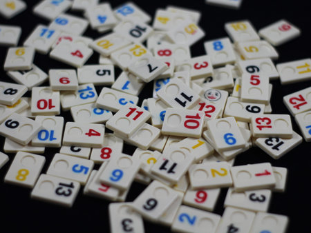 Learn to educate to teach numbers game practice colorsの写真素材