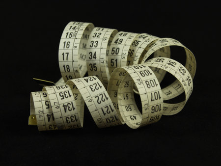 Flexible tape measure sewing kit numbers metro utensil