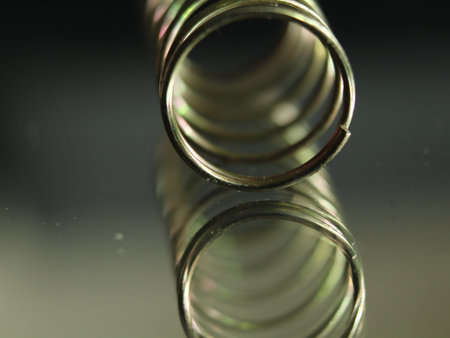 Metal spring round helical spiral reflection elastic