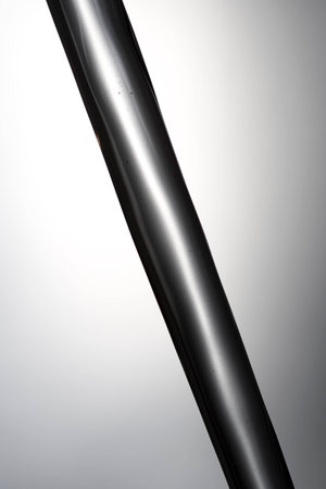 abstract pattern made with water jet flowing - silver tonesの写真素材