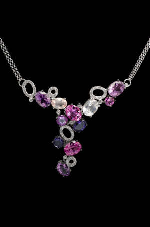 Color gems pendantの写真素材