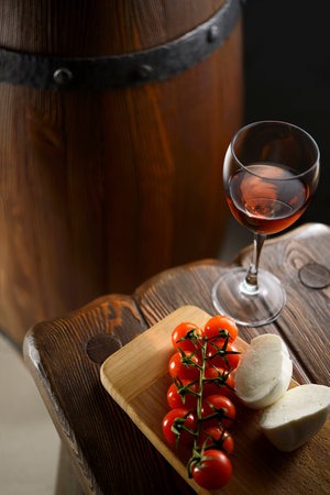 rose wineの写真素材