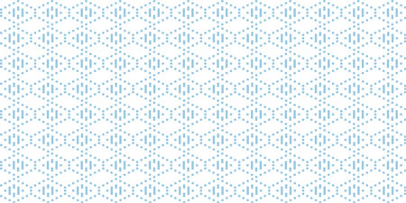 Seamless geometric pattern. Blue and white background. Vector illustration.のイラスト素材