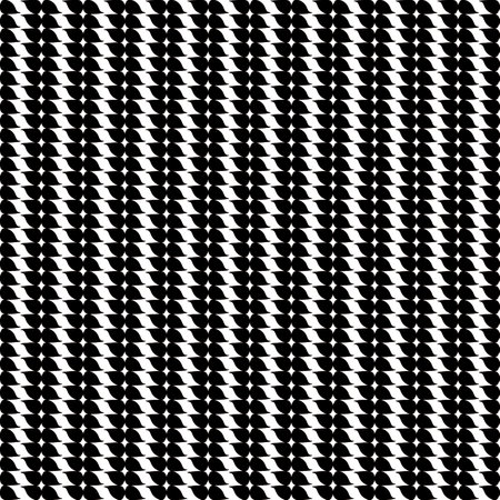Seamless pattern. Black and white geometric background. Vector.のイラスト素材