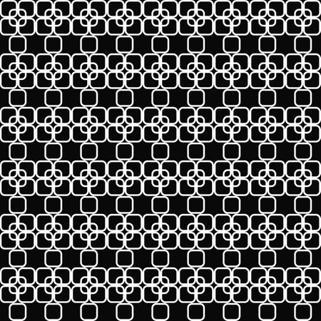 Design seamless monochrome grid pattern. Abstract background. Vector artのイラスト素材