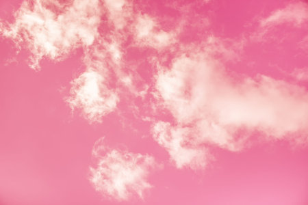 Background abstraction blurred pink clouds and sky