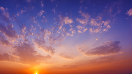 Nature's artistry in the morning sky.の素材