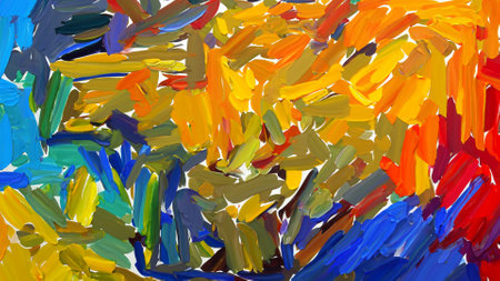 Aesthetic Abstraction: Oil Painting for Your Backgroundの素材