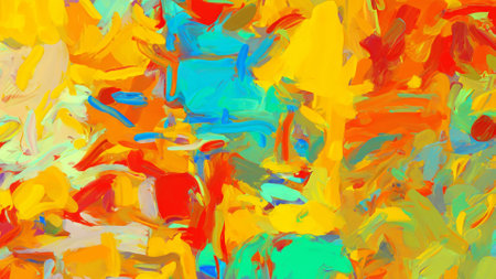 Aesthetic Spectrum: Oil Painting Backdropの素材