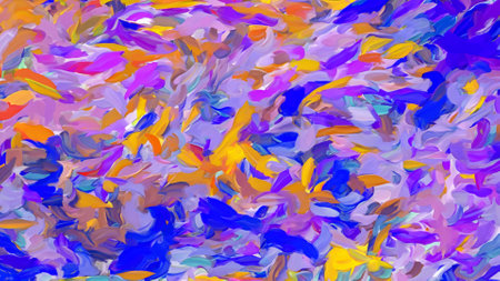 Dynamic Abstraction: Abstract Oil Painting Backgroundの素材