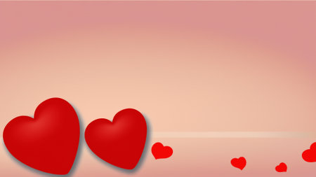 Embracing Sunshine: Romantic Valentine's Day Greetingの素材