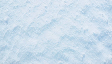 Top view of snowy surface background, snow textureの素材