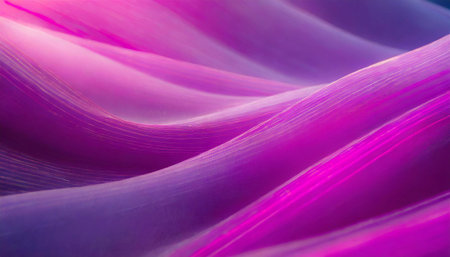 Abstract background of pink and purple curved lines in the form of wavesの素材