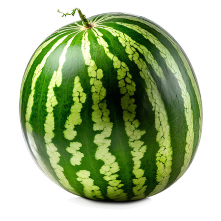 Watermelon isolated on white backgroundの素材