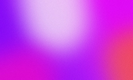 Abstract background with purple, pink and blue color spots and grainy textureの写真素材