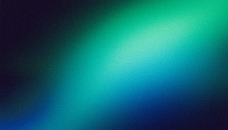 High-resolution image of a grainy texture with a gradient of blue and green huesの素材