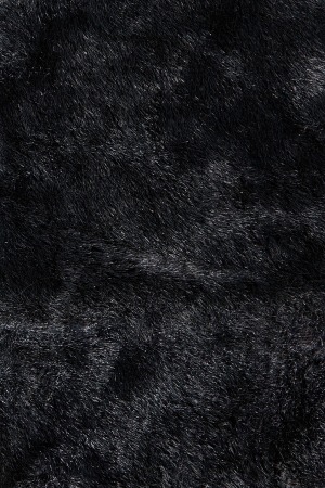 Beautiful and smooth fur fabric background blackの写真素材