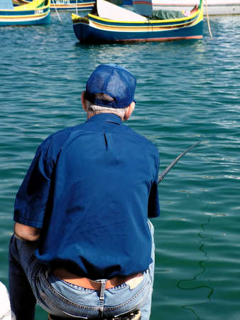 Man Fishingの写真素材