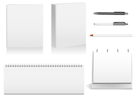 Pack of detailed objects used in the industry and in offices. Linear and radial gradients used.のイラスト素材