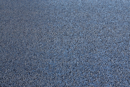 Structure of a fresh asphalt covering for a background and a surfaceの写真素材