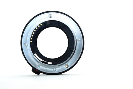 Iron ring with contacts for photographing macroの写真素材