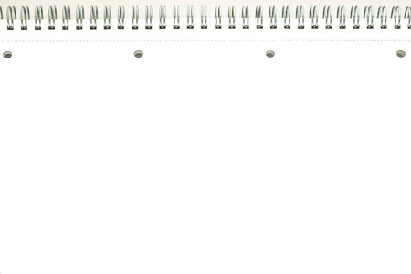 Writing-book or notebook, empty blank sheet for writing of the text and for a backgroundの写真素材