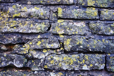 Surface of an old wall from a stone for an abstract backgroundの写真素材