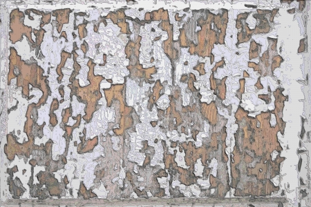Abstract background with effect of texture of contours of the peeled-off paintの写真素材