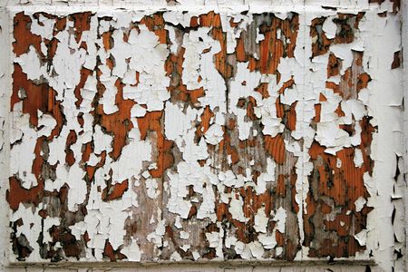 Abstract texture with effect half tone white oil paint on old wooden boardsの写真素材