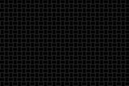 Abstract texture of an interlacing on a black backgroundの写真素材