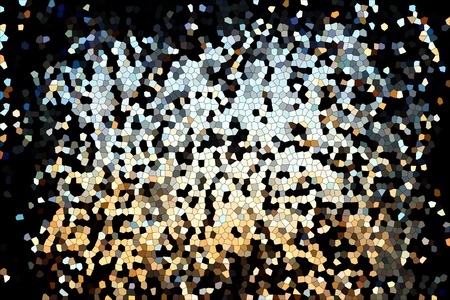 Stained-glass window of dark shadesの写真素材