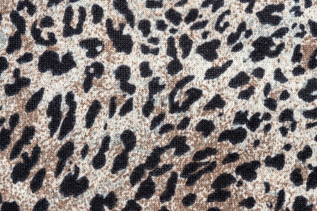 texture of knitted fabric with a leopard pattern for abstract backgrounds and for wallpaperの写真素材