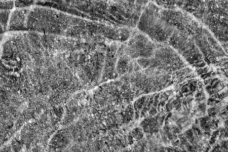 abstract texture background of a surface of the water and bottom monochrome toneの写真素材