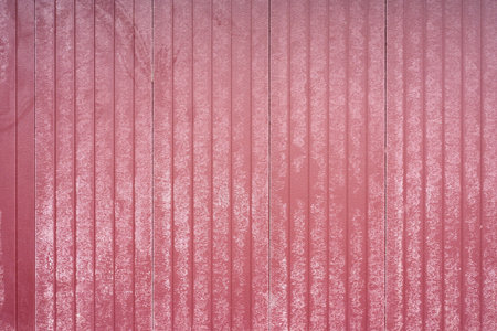 corrugated texture of iron sheets of pink or red color for a background and for wallpaper