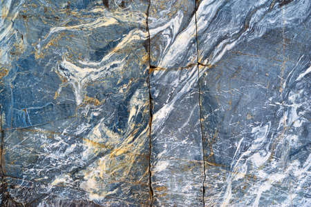 old abstract marble texture of stone surface for background closeup blue whiteの写真素材