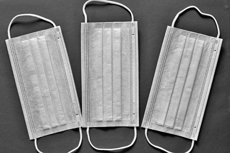 individual disposable medical masks for antibacterial and antimicrobial respiratory protection...