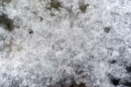 abstract texture close-up of sleet for natural backgroundの写真素材