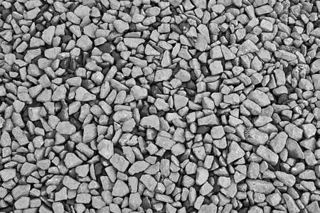 monochrome texture of rubble for background or wallpaperの写真素材