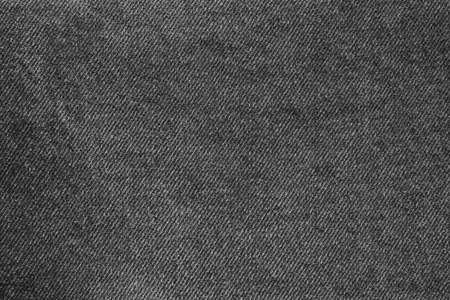 large corrugated texture of black denim for background or wallpaperの写真素材