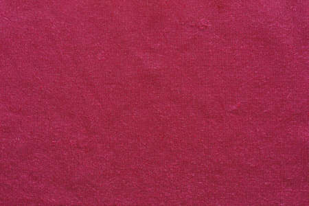 texture close-up plan woven fabric red for background or wallpaperの写真素材