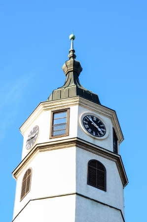Clock tower at Kalemegdan fortress Belgrade Serbiaのeditorial素材