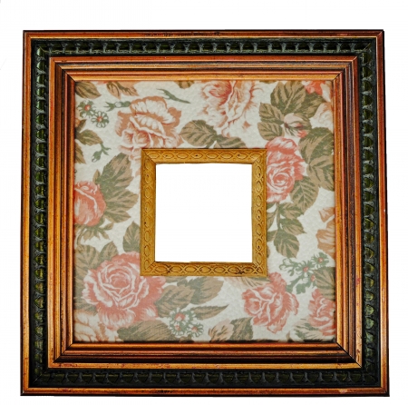 Vintage wood frame の写真素材