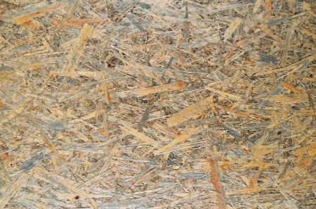 Close up of a recycle compressed wood surfaceの写真素材