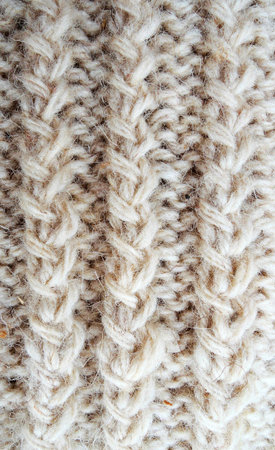  woolen knitting closeup background